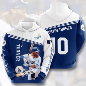 Turner Los Angeles Dodgers 3d Hoodie
