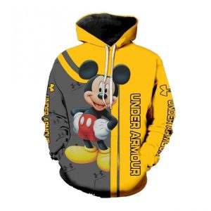 Under Armour Mickey Mouse 3D All Over Printed Hoodie