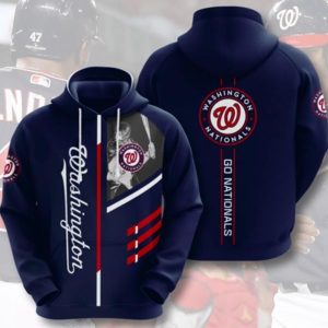 Washington Nationals Go Nationals Hoodie 3D
