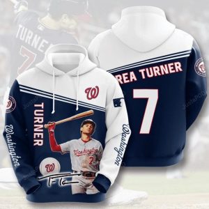 Washington Nationals Trea Turner 3D All Over Printed Hoodie