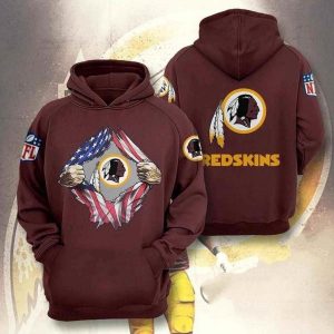 Washington Redskins Hoodie 3D