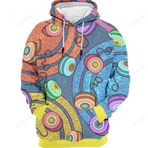 Yoyo 3D All Over Printed Hoodie