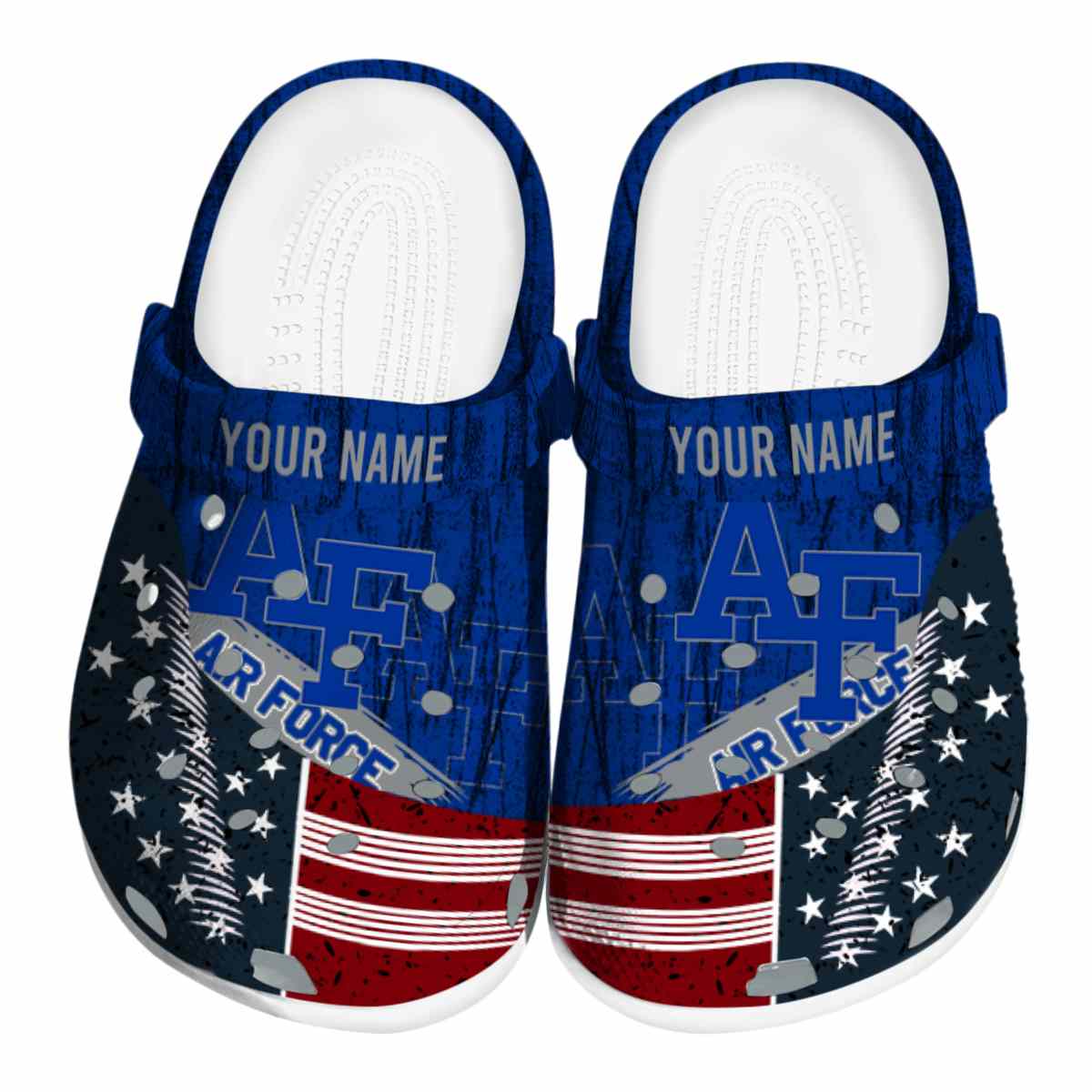 Air Force Falcons NCAA Sport Crocs Crocband Clogs Shoes Comfortable For Men Women and Kids