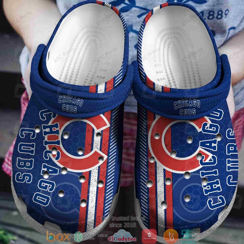 Chicago Cubs MLB Sport Crocs Crocband Clogs Shoes Comfortable For Men Women and Kids