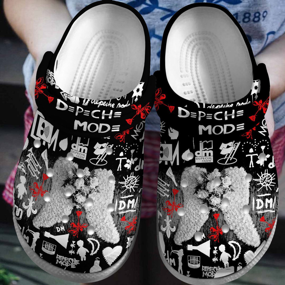 Depeche Mode Music Crocs Crocband Clogs Shoes Comfortable For Men Women and Kids