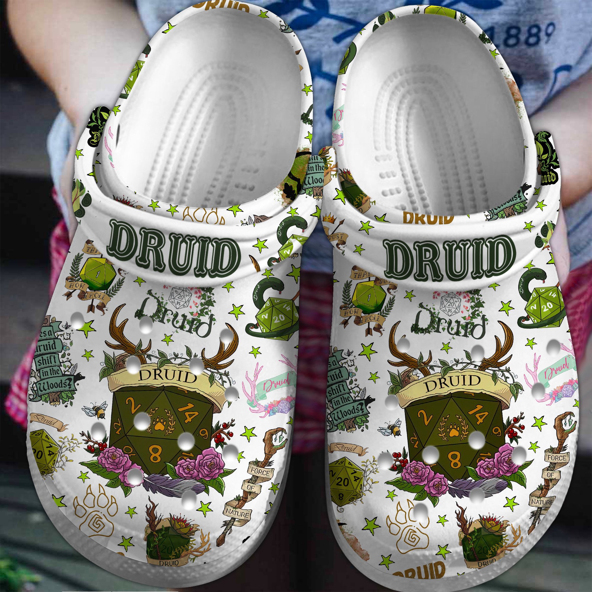 Dungeons And Dragons Game Crocs Crocband Clogs Shoes Comfortable For Men Women and Kids