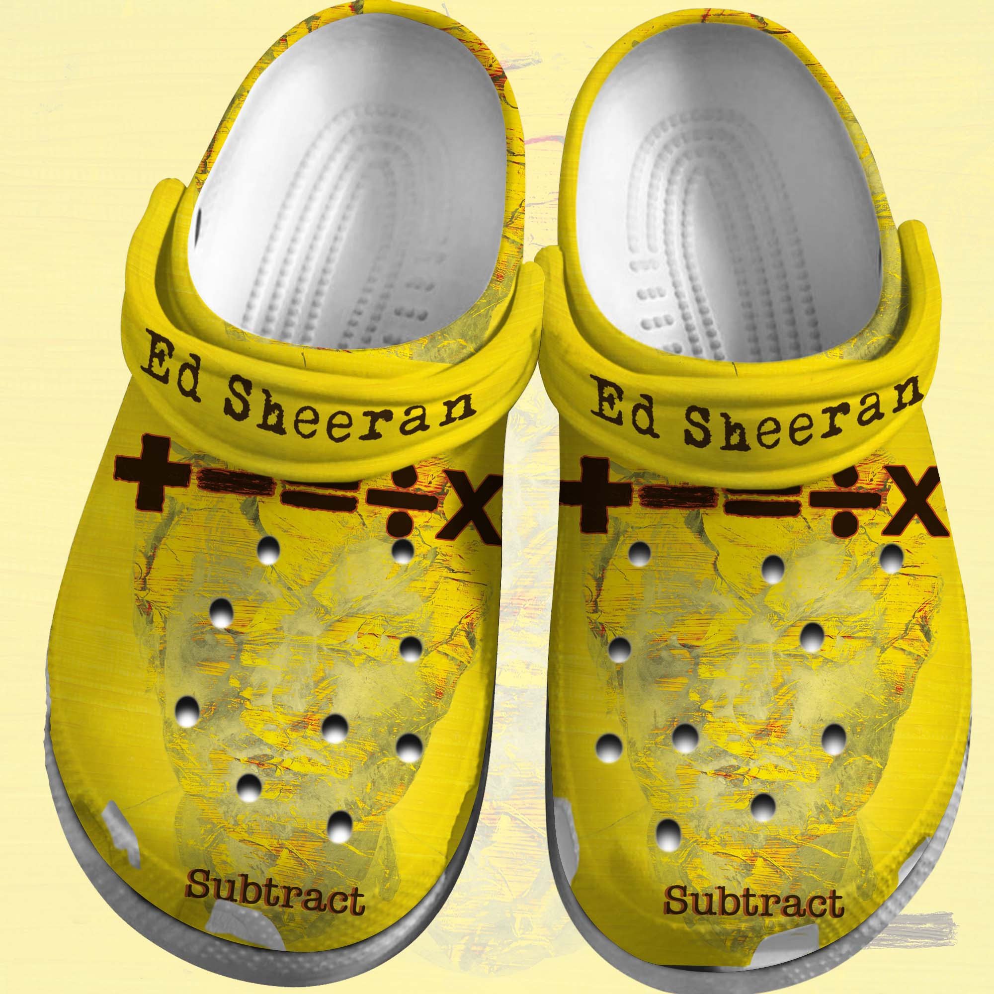 Ed Sheeran Singer Music Crocs Crocband Clogs Shoes Comfortable For Men Women and Kids