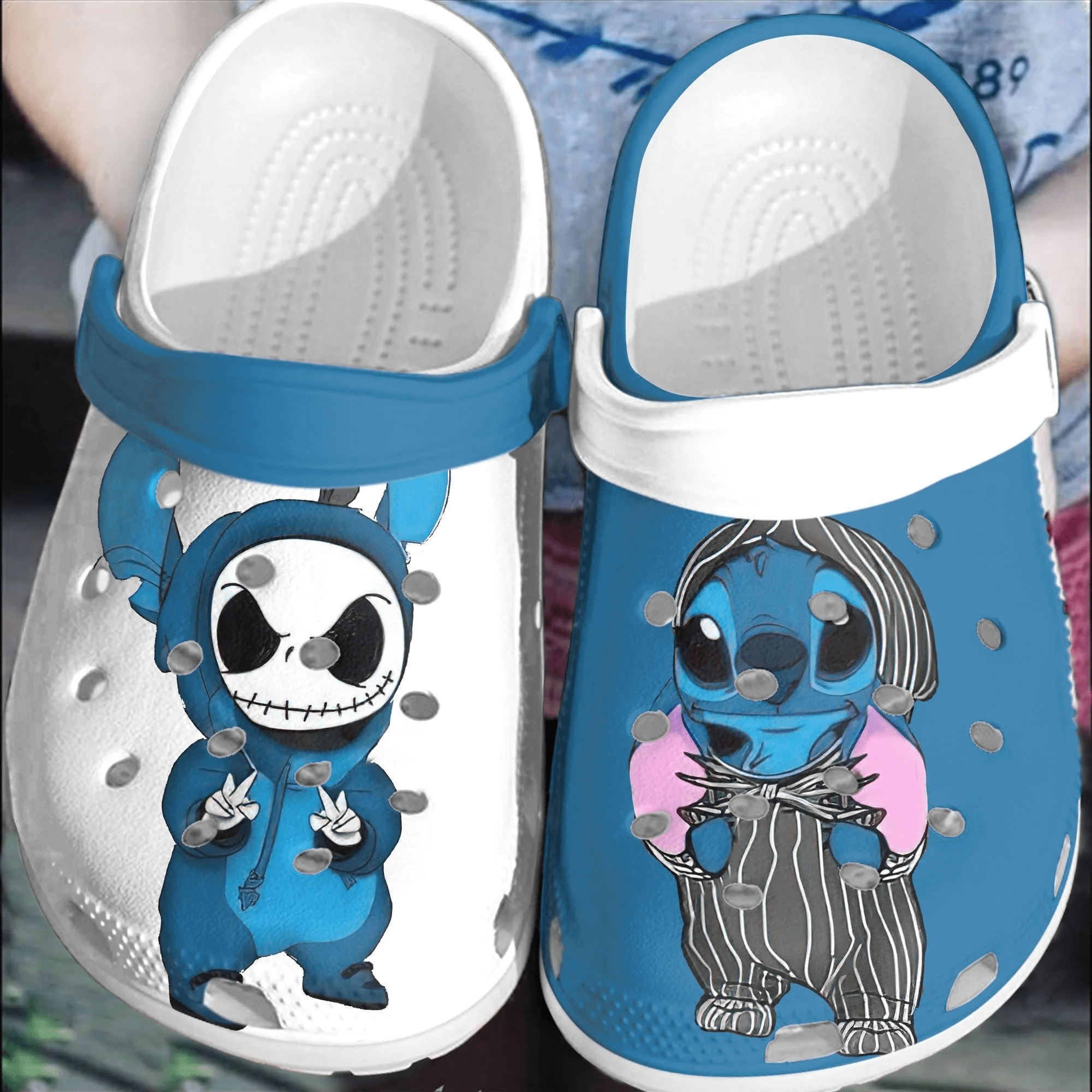 Halloween The Nightmare Before ChristmasCrocs Clogs Shoes Comfortable Crocband For Men Women