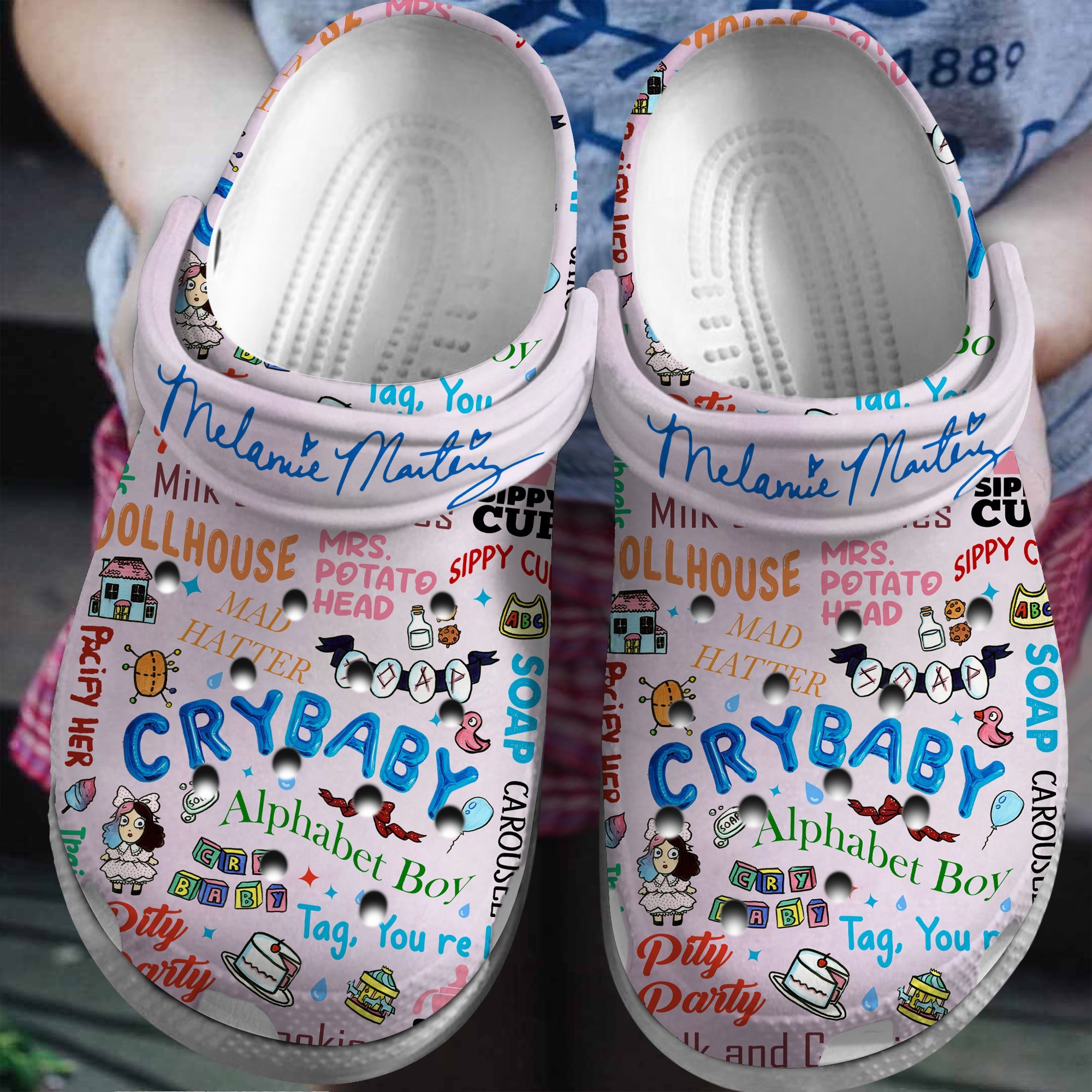 Portals Melanie Martinez Singer Music Crocs Crocband Clogs Shoes Comfortable For Men Women and Kids