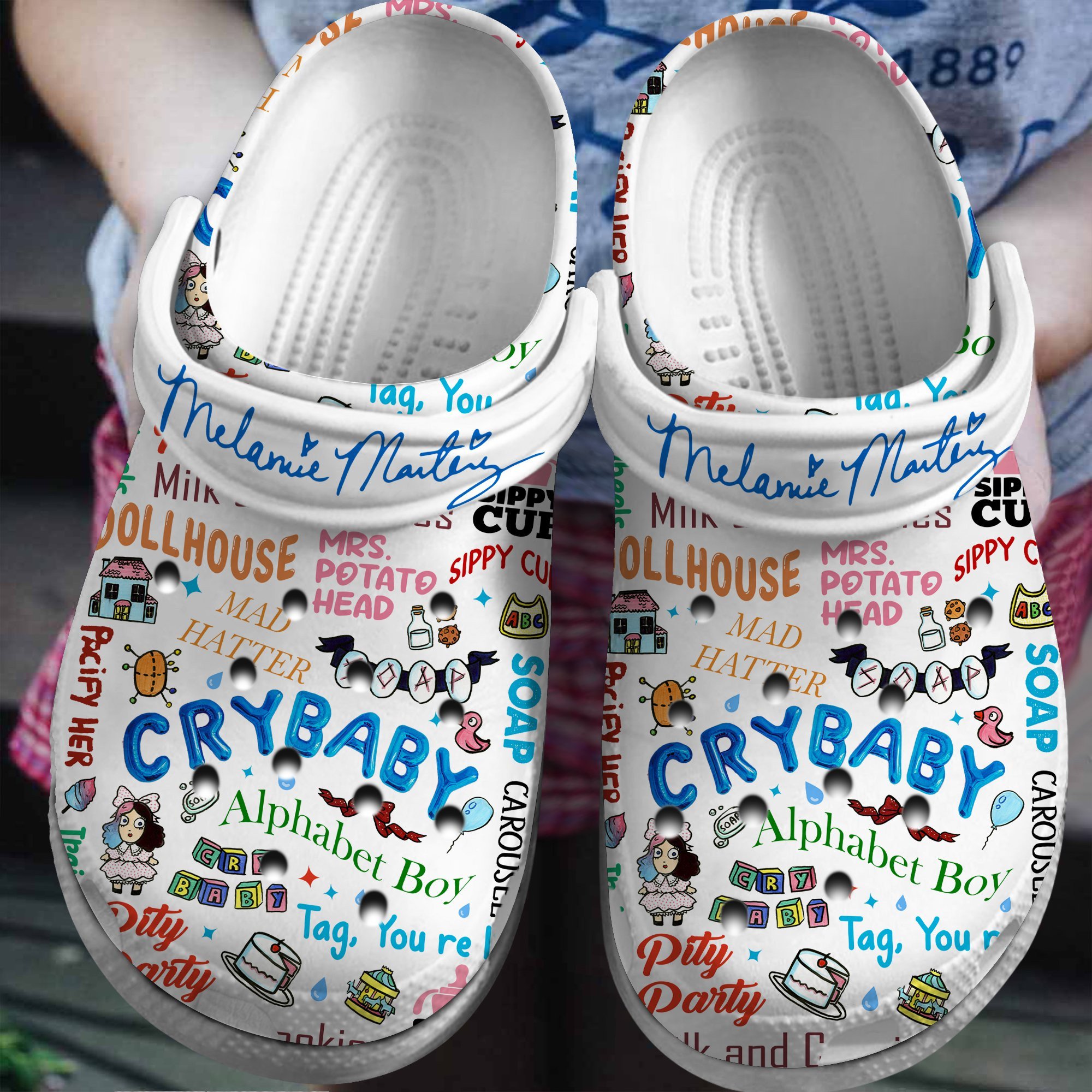 Portals Melanie Martinez Singer Music Crocs Crocband Clogs Shoes Comfortable For Men Women and Kids
