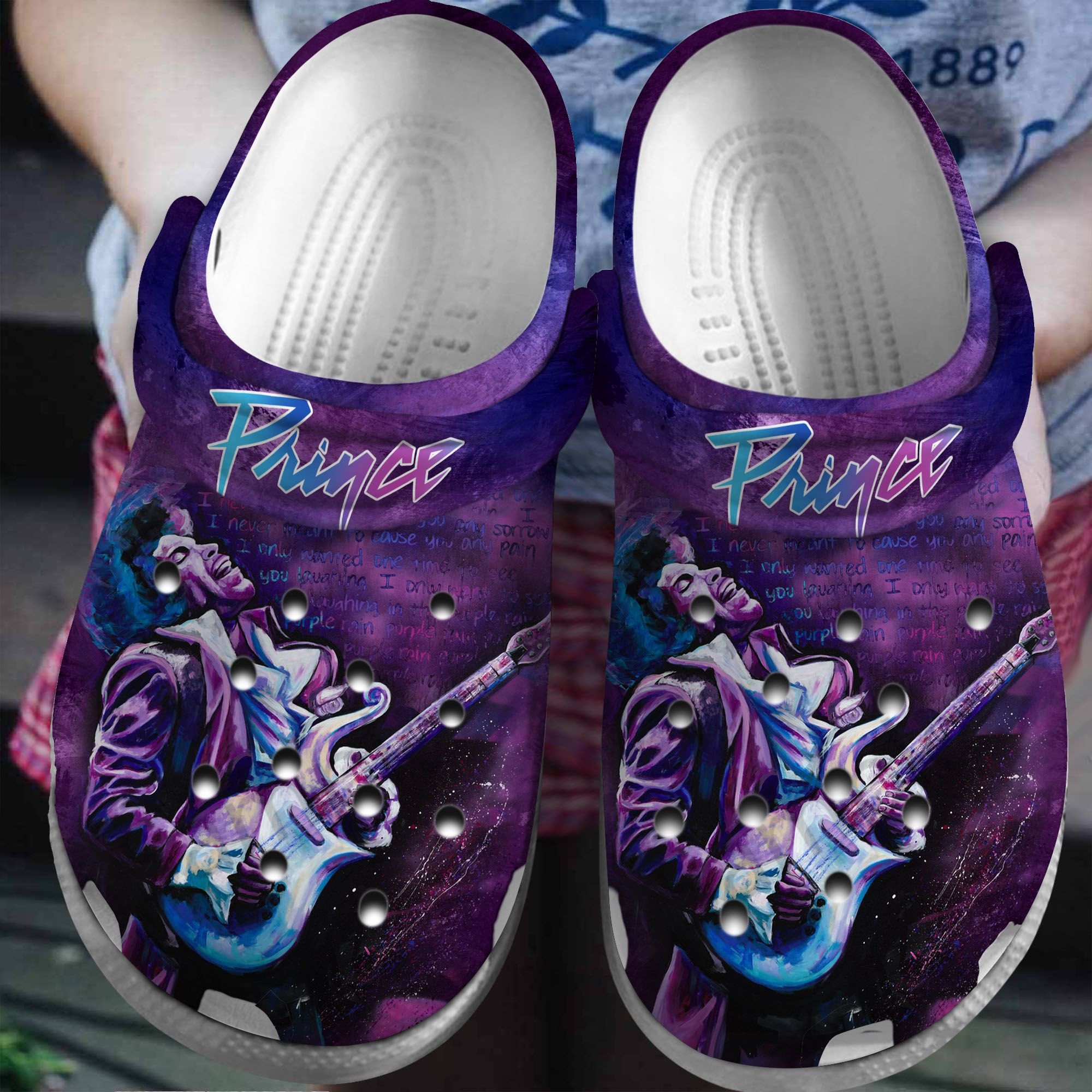 Prince Singer Music Crocs Crocband Clogs Shoes Comfortable For Men Women and Kids