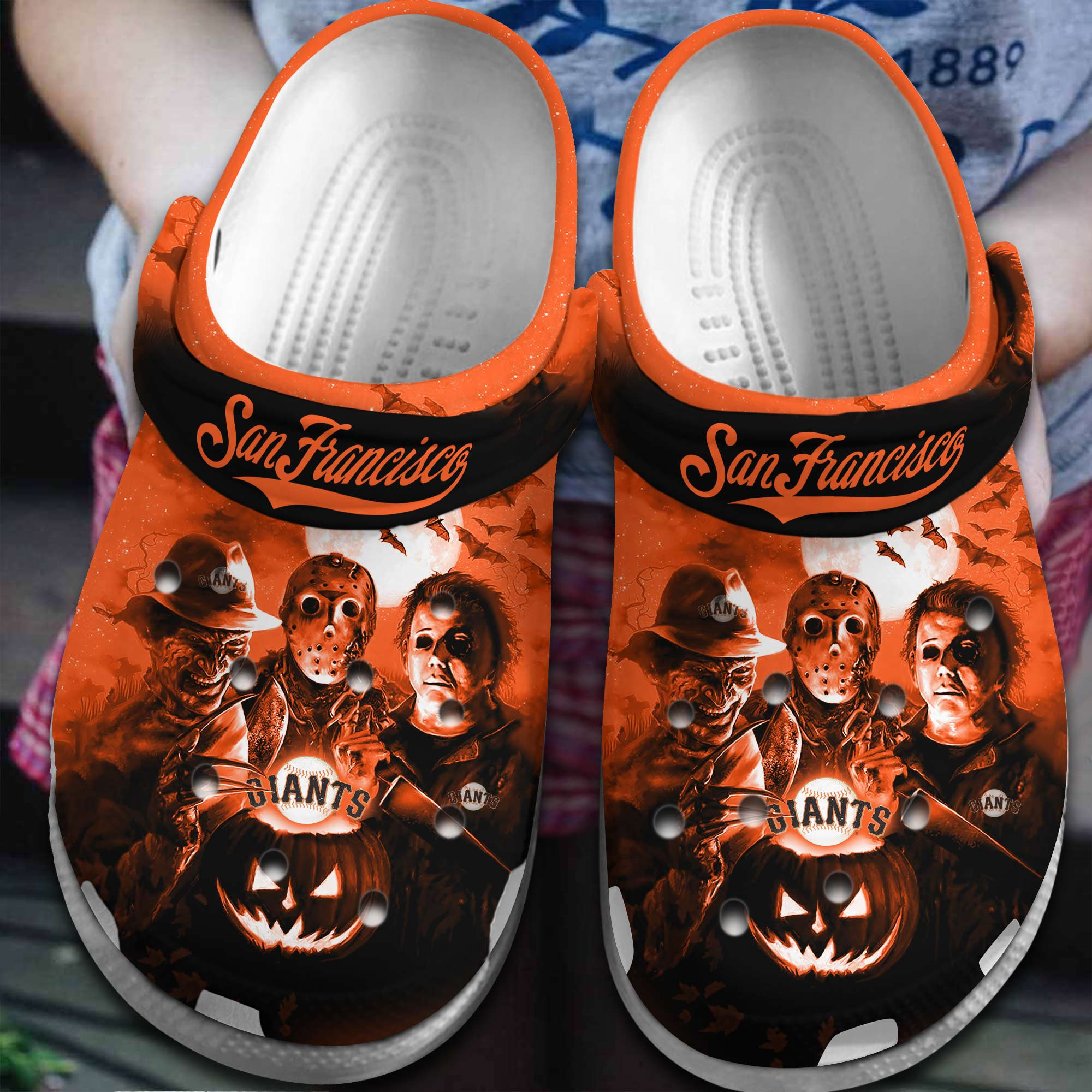 San Francisco Giants MLB Sport Crocs Crocband Clogs Shoes Comfortable For Men Women and Kids