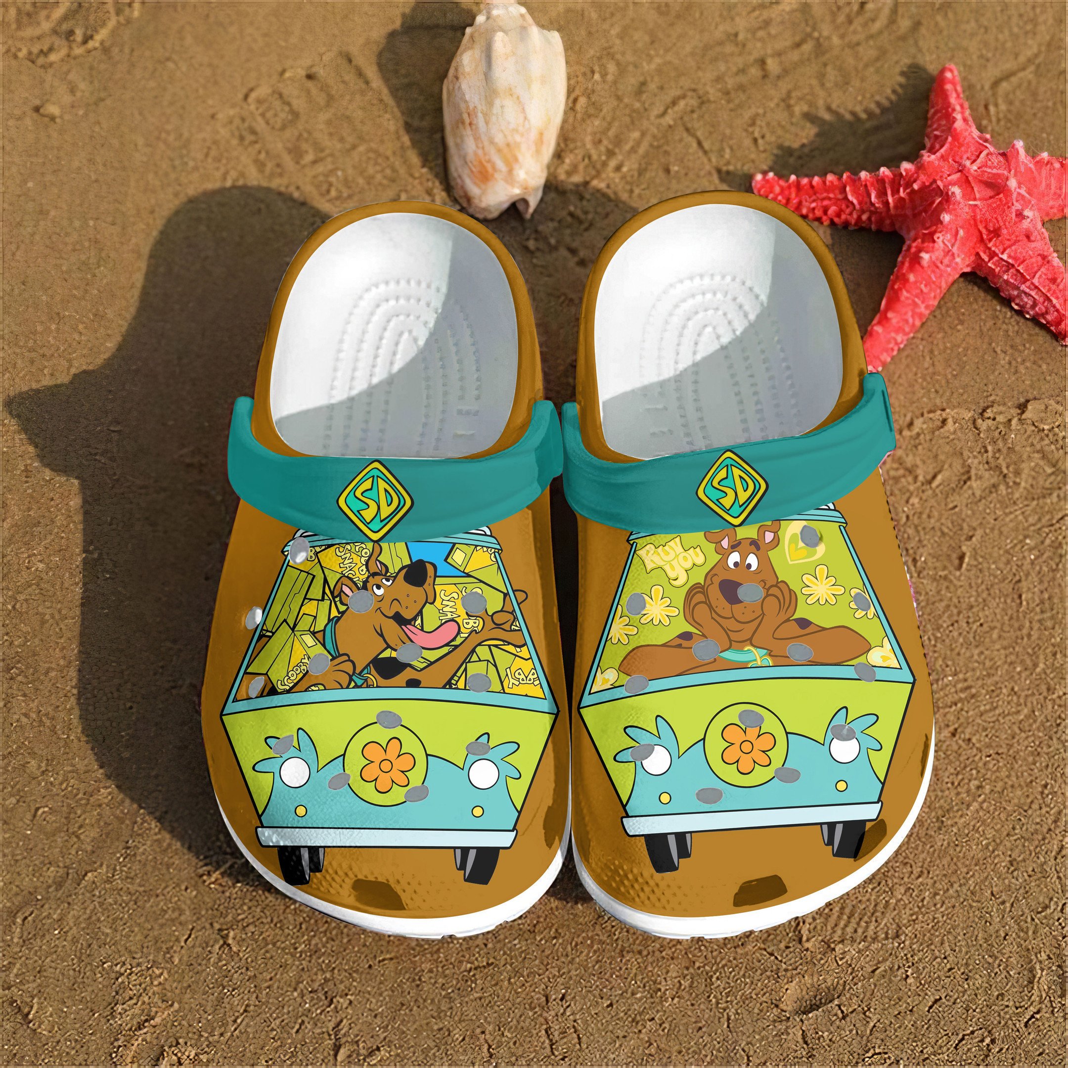 Scooby Doo Movie Crocs Crocband Clogs Shoes Comfortable For Men Women and Kids