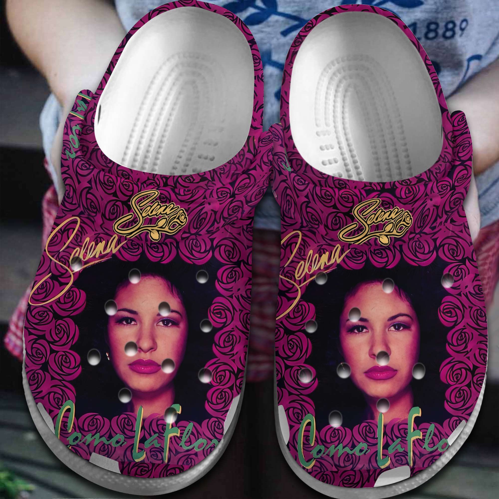 Selena Singer Music Crocs Crocband Clogs Shoes Comfortable For Men Women and Kids