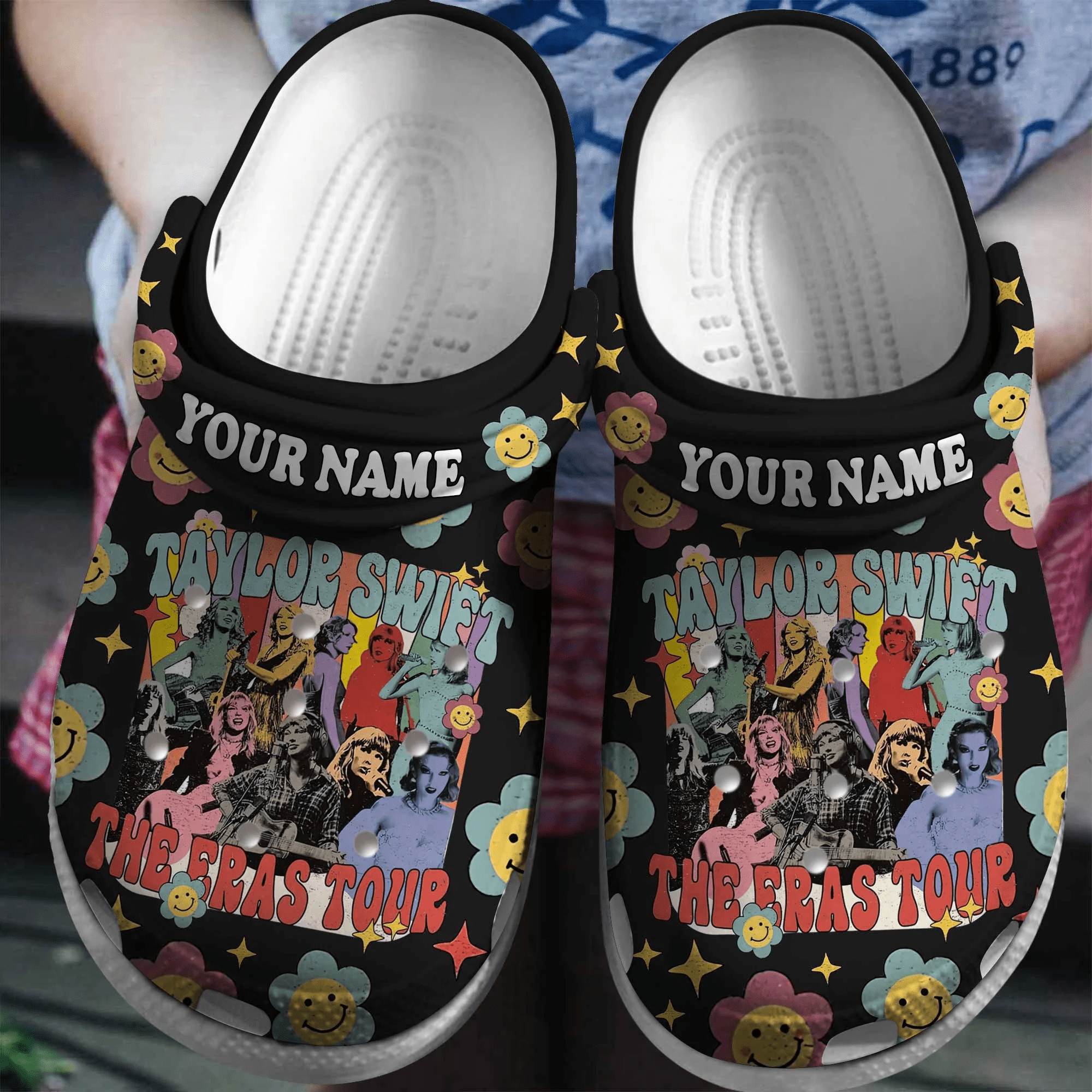 Taylor Swift Music Crocs Crocband Clogs Shoes Comfortable For Men Women and Kids