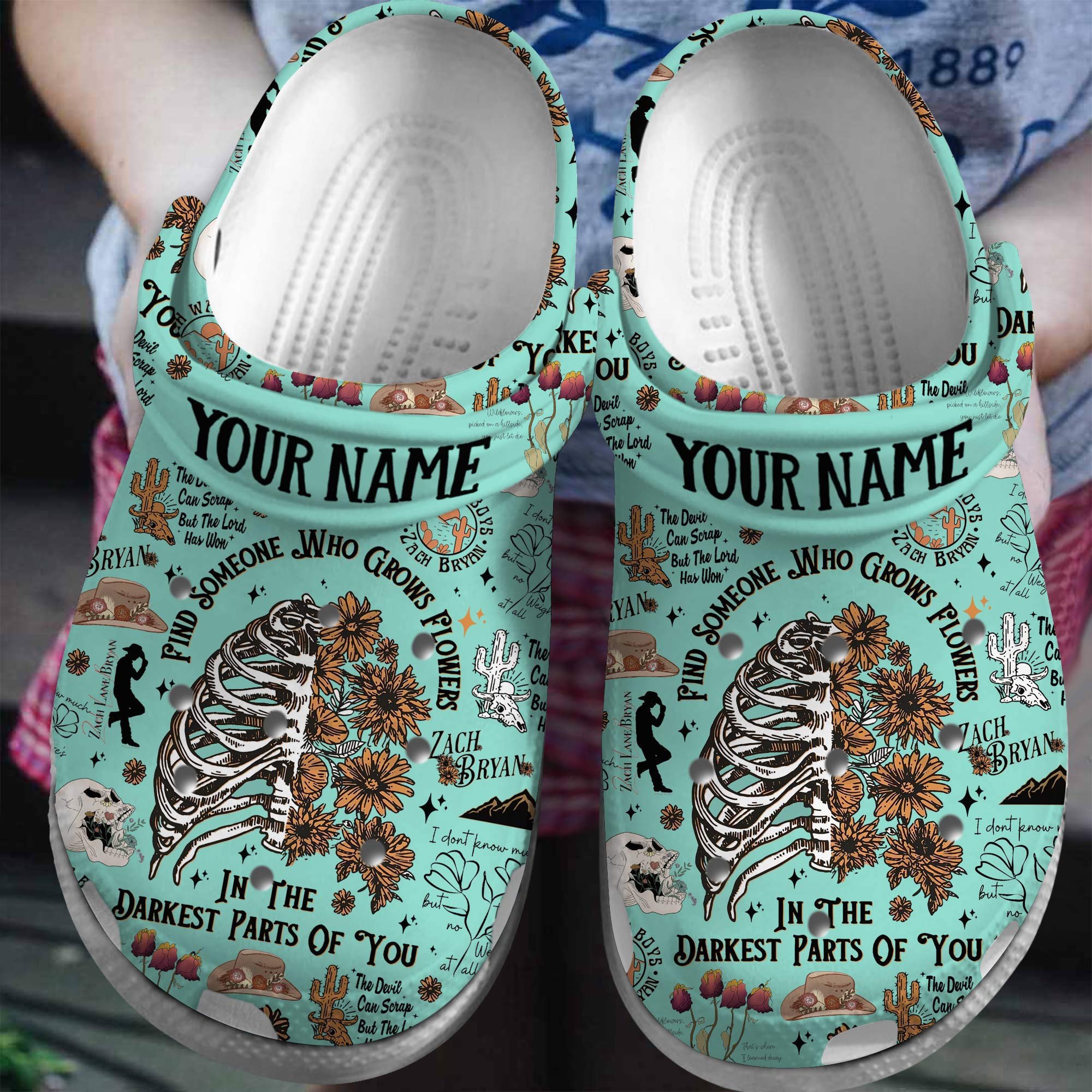 Zach Bryan Singer Music Crocs Crocband Clogs Shoes Comfortable For Men Women and Kids