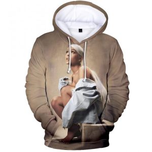 Ldol Singer Hoodies 3D Ariana Grande