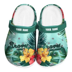 Atlanta Braves MLB Sport Crocs Crocband Clogs Shoes Comfortable For Men Women and Kids