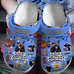 Luke Combs Singer Music Crocs Crocband Clogs Shoes For Men Women and Kids