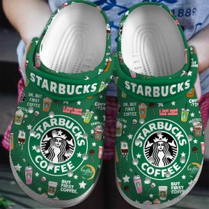 Starbucks Crocs Crocband Clogs Shoes Comfortable For Men Women and Kids